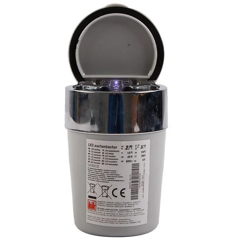 Union Source Custom new design portable multifunctional fashion round silicone car ash tray ashtray