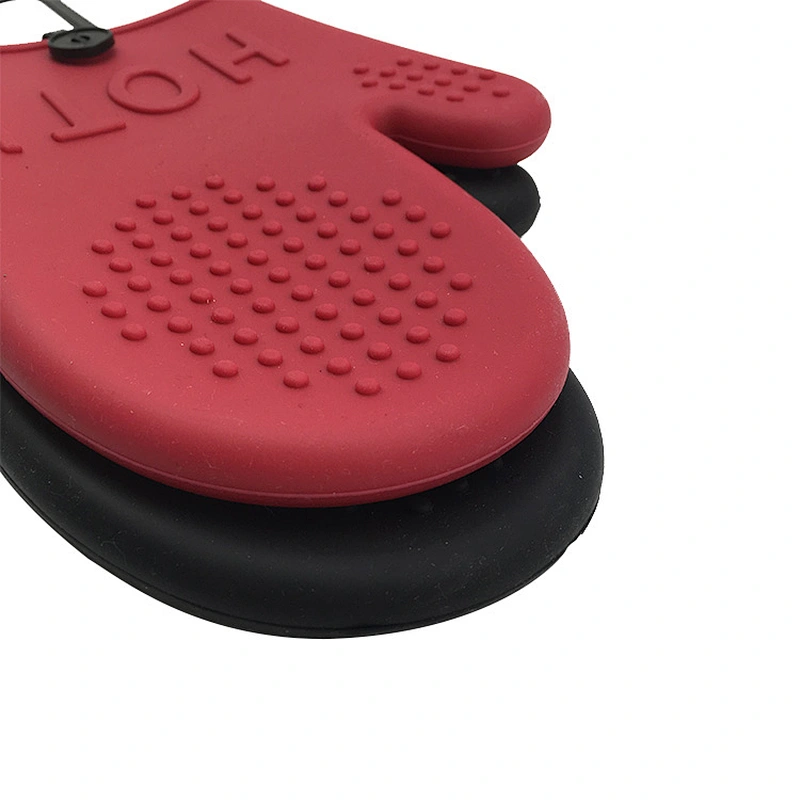 2020 new customized promotional waterproof heat resistant silicone cooking oven mitt for home kitchen