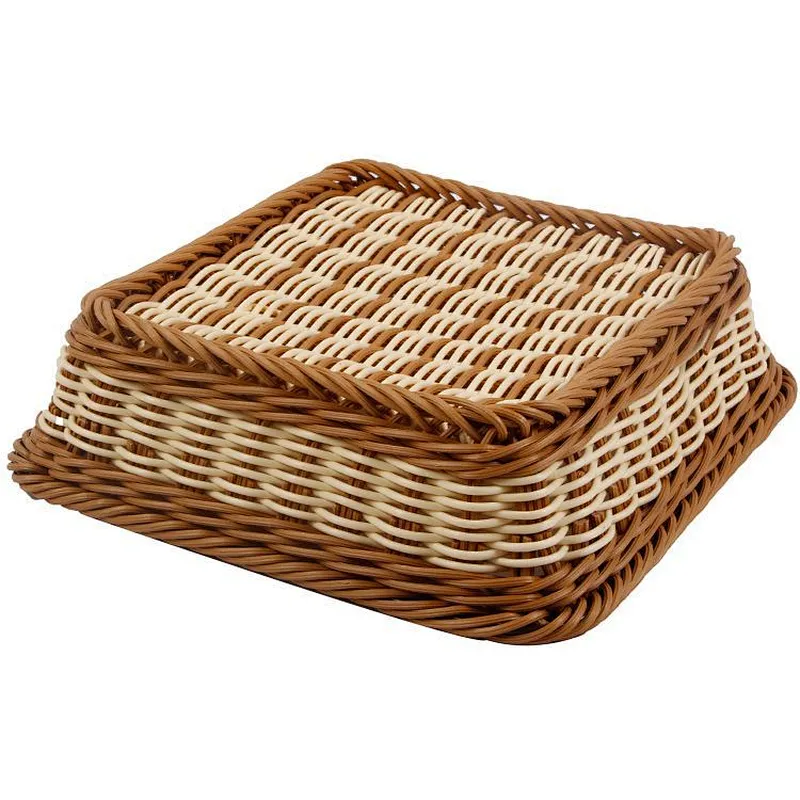 Household hot sale  PP woven storage basket round  for kitchen/supermarket