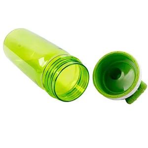 wholesale popular empty portable green plastic sports water bottle for men