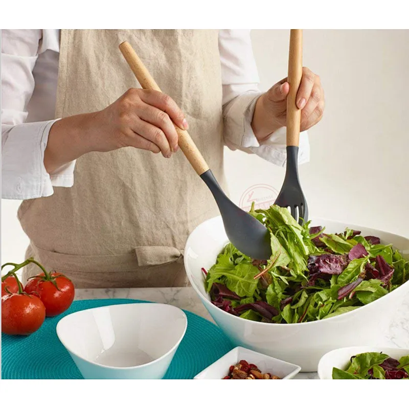 Union Source Non-Stick Kitchen Utensilis Set Silicone/Household Kitchen Cooking Ware Set