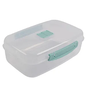 Reusable leak proof  take away food plastic bento  lunch box  for office