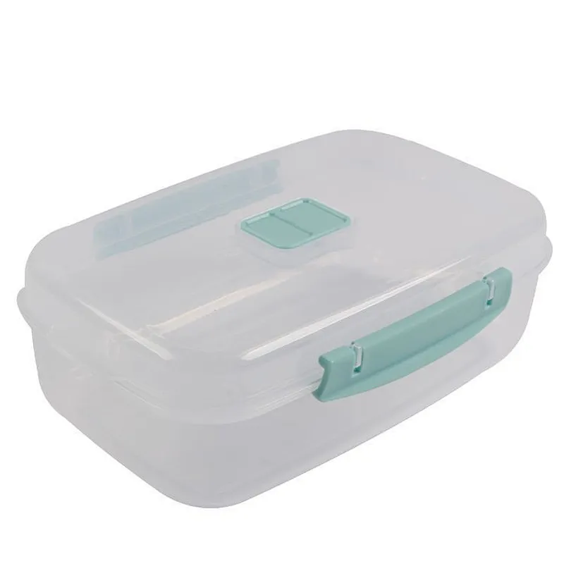 Reusable leak proof  take away food plastic bento  lunch box  for office