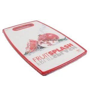 Customize eco-friendly popular rectangle shape plastic cutting board for home