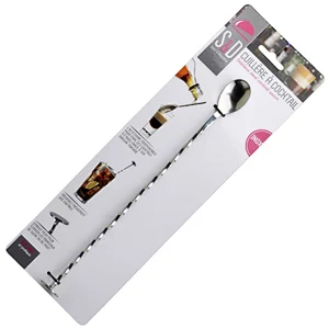 Pub Tool Metal Customize Bar Spoon Stir Long Handled Twist stirring Cocktail Spoon