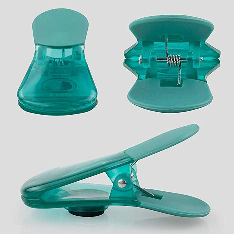 Kitchen Storage 5pcs Plastic Magnetic Sealing Food Snack Bag Clips