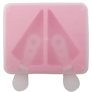 Pink Watermelon or yellow  pineapple Shaped PP Wholesale silicone ice pop lolly mold / ice cream popsicle molds