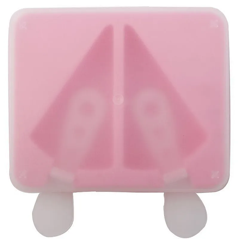 Pink Watermelon or yellow  pineapple Shaped PP Wholesale silicone ice pop lolly mold / ice cream popsicle molds
