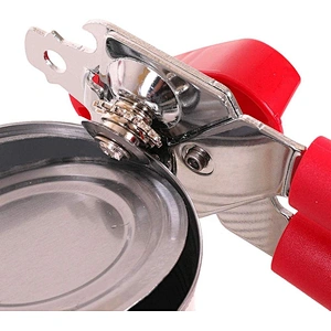 Union Source Multifunctional Stainless Steel Can Brass Bottle Manual Opener With Soft Handle