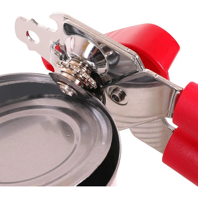 Union Source Multifunctional Stainless Steel Can Brass Bottle Manual Opener With Soft Handle