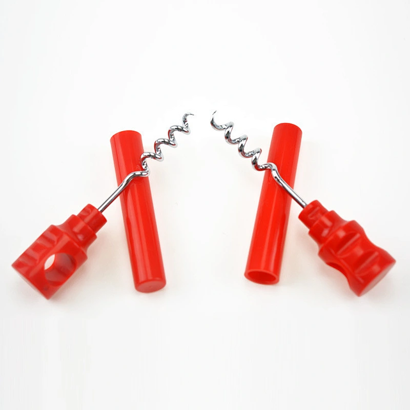 Union Source high quality plastic color speed customized wine bottle opener corkscrew with double handle