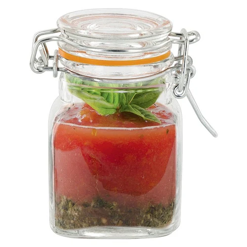 High Quality Kitchen Mason Preserve Jars glass storage set with airtight lid