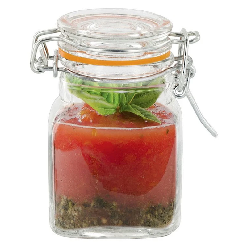 High Quality Kitchen Mason Preserve Jars glass storage set with airtight lid