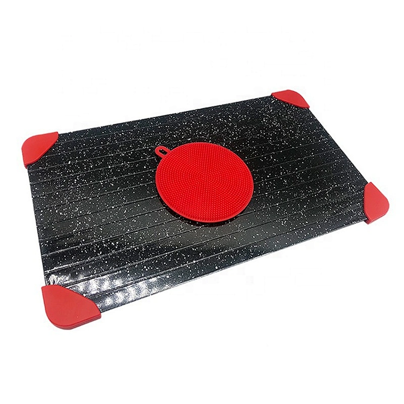 Healthy Aluminum quick Metal Thawing plate meat defrosting tray