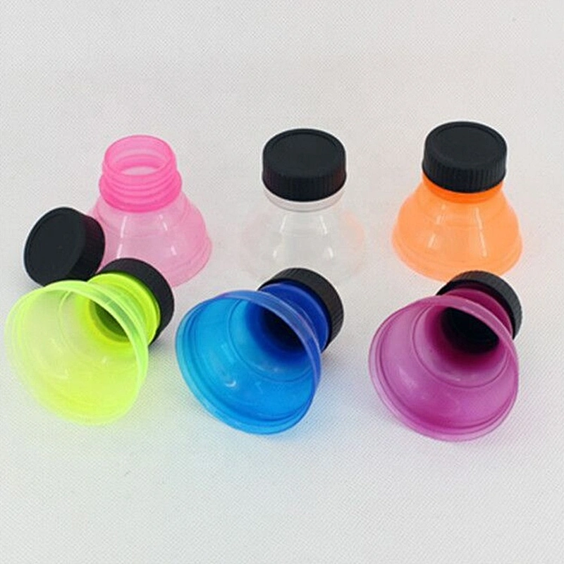 Creative  Mixed 6pcs/set Plastic Soda Bottle Top Can Convert