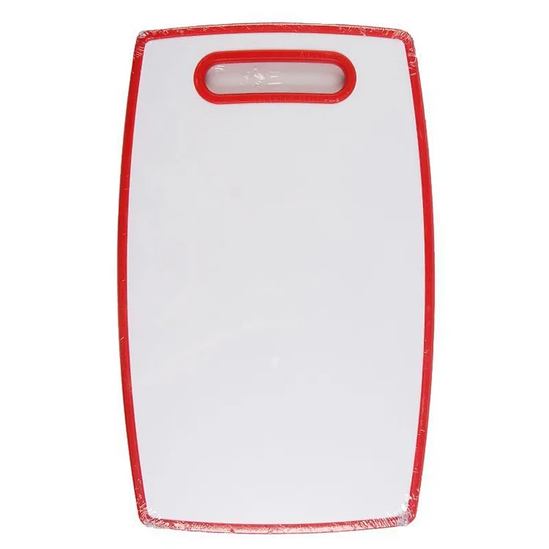 Customize eco-friendly popular rectangle shape plastic cutting board for home