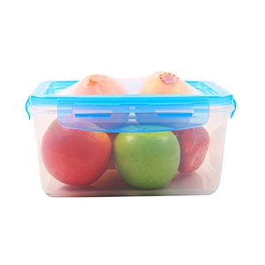New style plastic keeping fresh fruit  food storage box with silicone lids