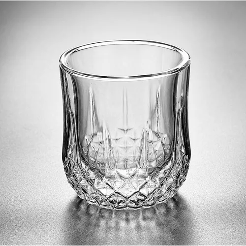 Union Source Bar Wine Drinking Double Walled Glass Cup Bulk/ Whiskey Glass Mug For Promotion
