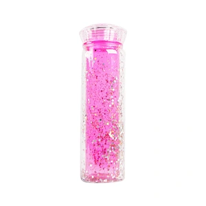 Outdoor Plastic Sport Glitter Travel Water plastic drink bottle
