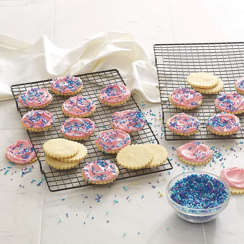 multifunctional reticular iron bakery square cookies pie pizza cake bread cooling rack for baking