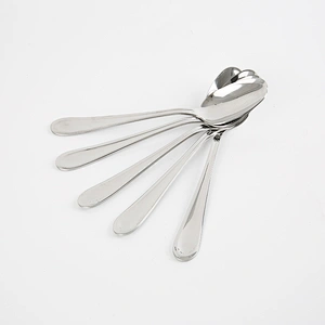 Wholesale High Quality Household Stainless Steel Tableware Dinner Spoon Serving Set Flatware For Home