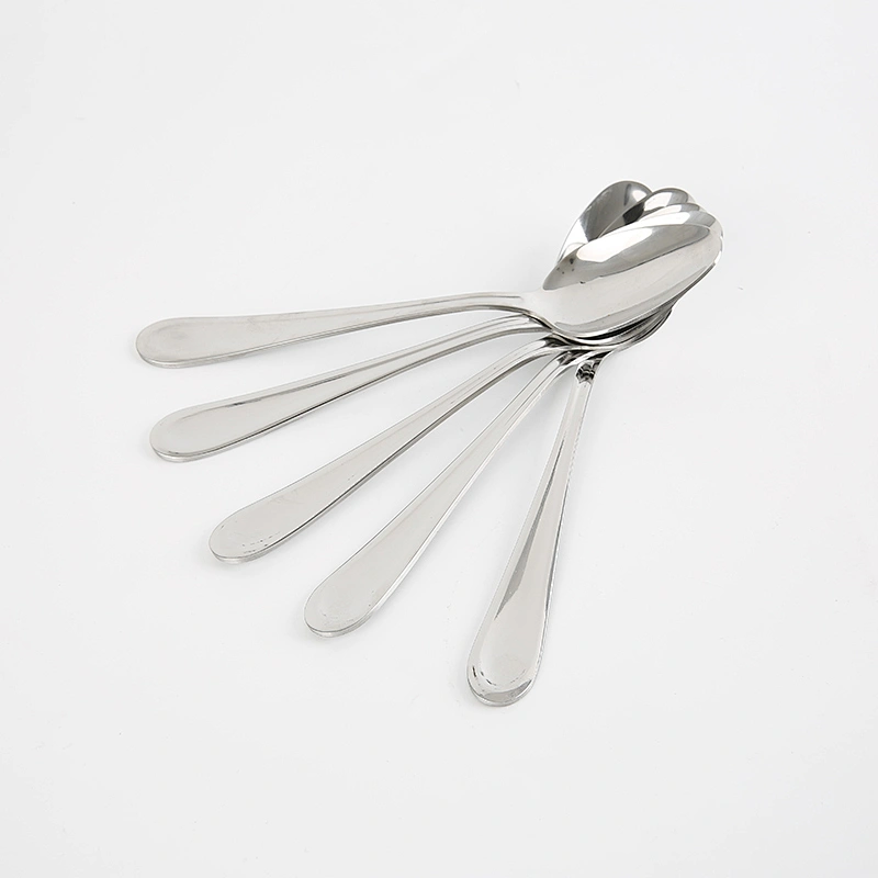 Wholesale High Quality Household Stainless Steel Tableware Dinner Spoon Serving Set Flatware For Home