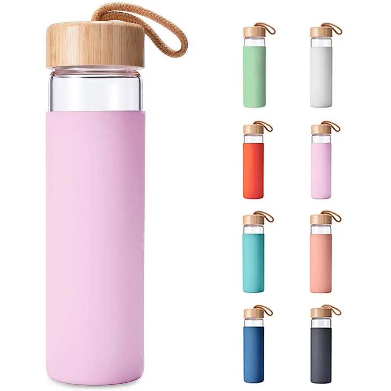 2020 Environmentally friendly 550ml  long service life  glass cup tea for home