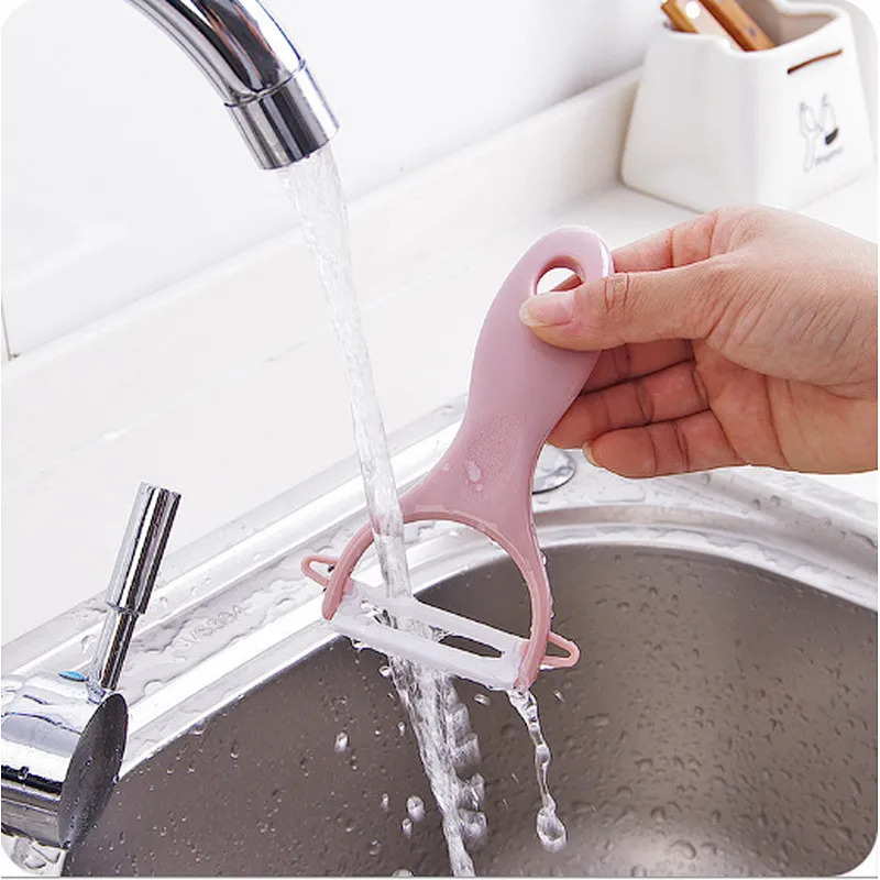 Hot Sell  Kitchen Accessories Creative Colorful Fruit Vegetable Potato Slicer Ceramic peeler