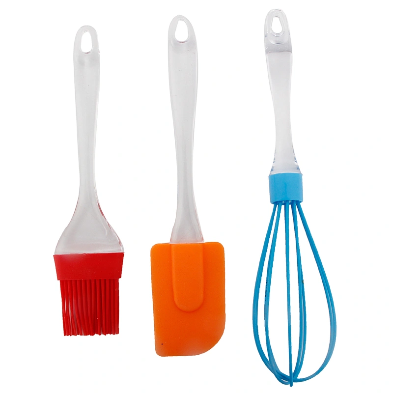 Union Source kitchen accessories pastry non-stick plastic egg beater silicone baking cooking tool sets