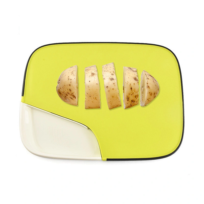Eco-friendly Kitchen plastic PP double fruit chopping cutting board