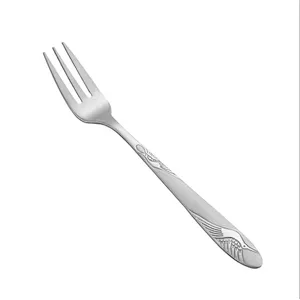 Union Source High quality luxury flatware  silver mirror elegant hotel wedding stainless steel fork knife spoon set