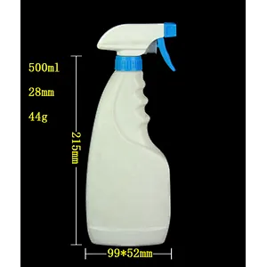 Union Source High quality large empty 350ml 800ml 1000ml plastic trigger mist spray bottle for garden watering