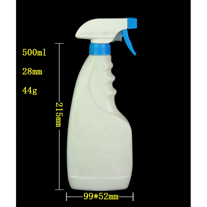 Union Source High quality large empty 350ml 800ml 1000ml plastic trigger mist spray bottle for garden watering