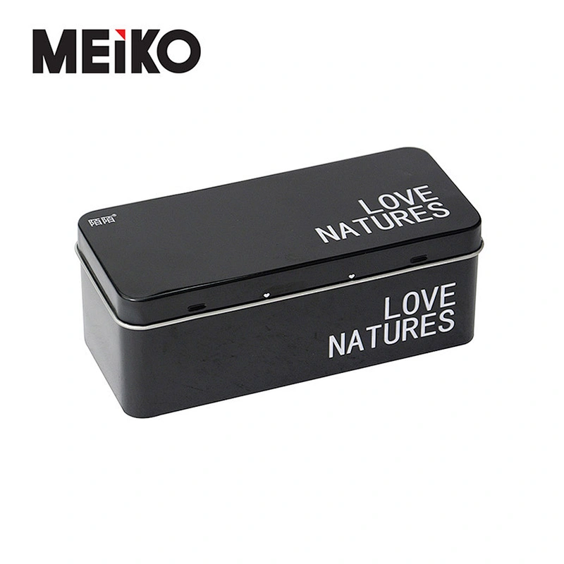 Wholesale Square Tea Container Tin Gift Box Packaging Metal Tin Box