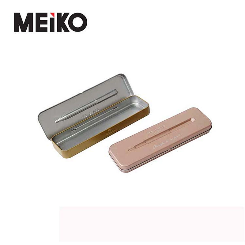 Custom Metal Pencils Tin Box Teenagers Tin Stationery Case Pens Gift Tin Boxes