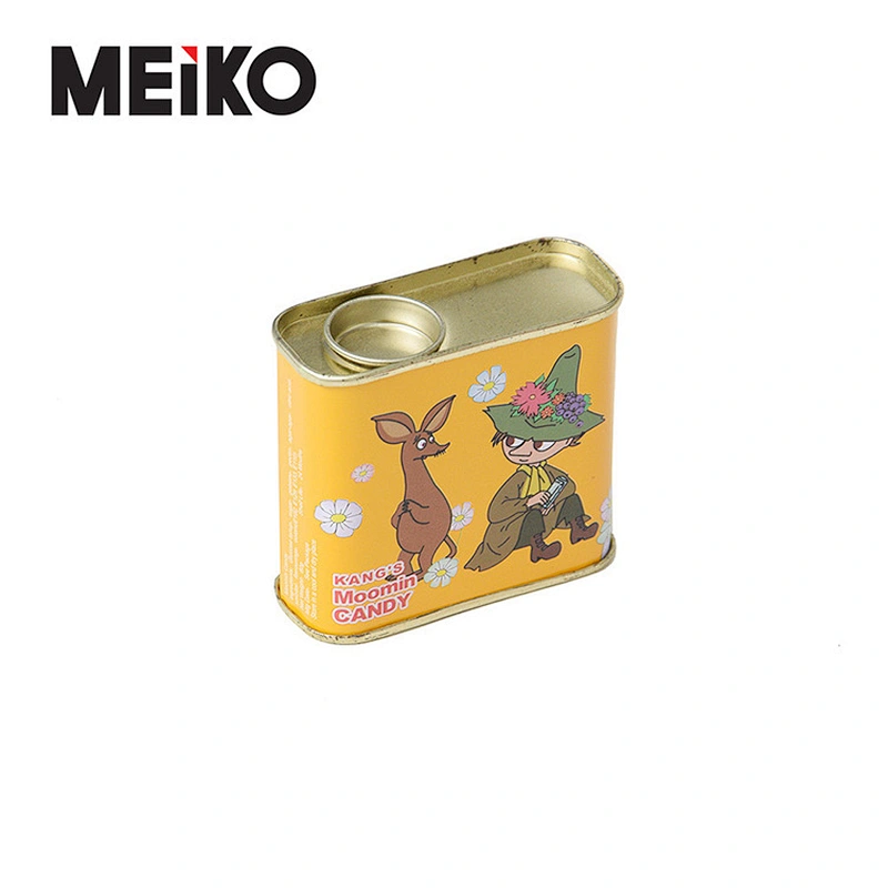 Tin Box With Pvc Window Square Tin Container Cans