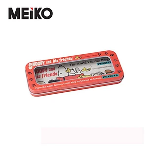 Custom Oem Tin Box Kids Pen Stationery Pencil Case Box With Window