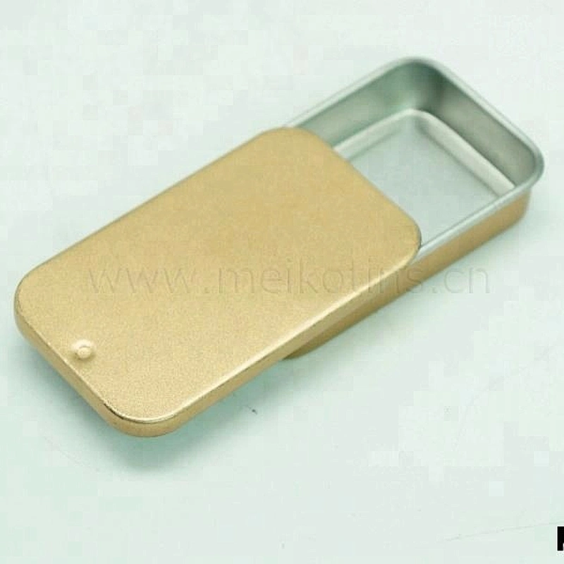 Metal material hemp slide top cover tin cans