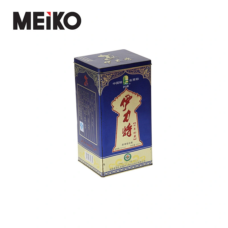Custom Tin Wine Box Packing Wine Tin Metal Box
