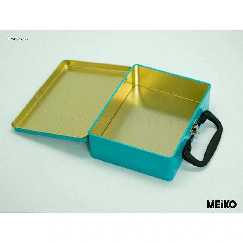 customized upmarket metal tin tote box