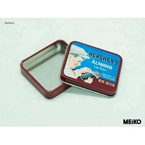 metal cosmetic packaging tin eyelash shadow lipstick blusher box