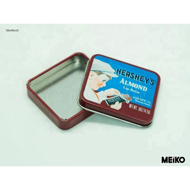 metal cosmetic packaging tin eyelash shadow lipstick blusher box
