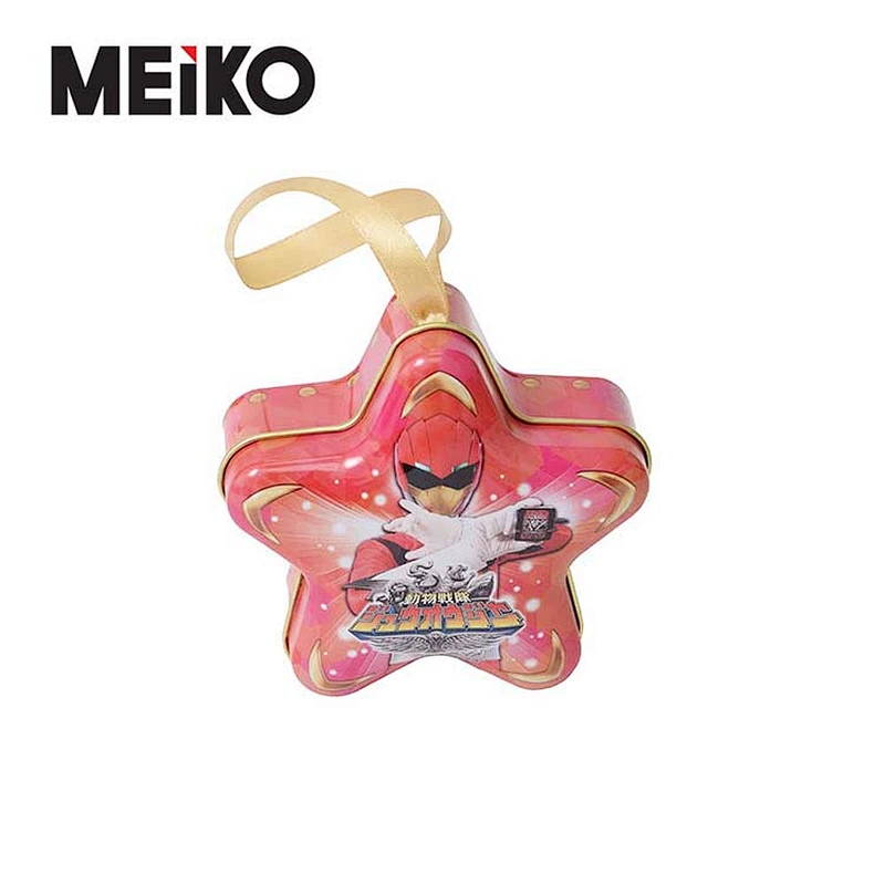 Custom Food Grade Irregular Candy Packaging Tin Box Cute Shape Christmas Tin Can