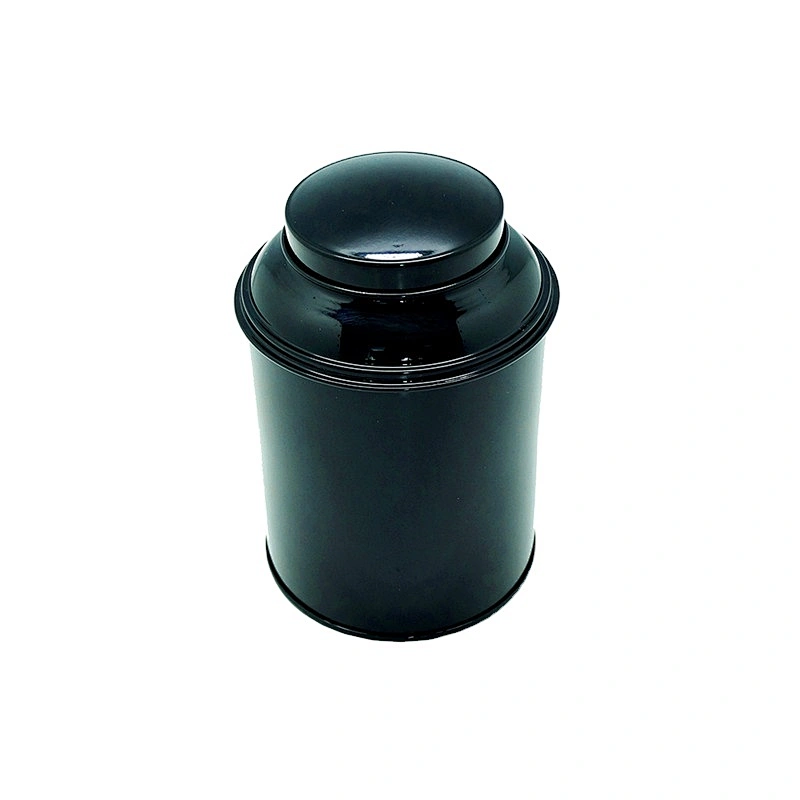 Chinese Manufacturer CMYK small cute round tin box tea tin /coffee package metal tin can