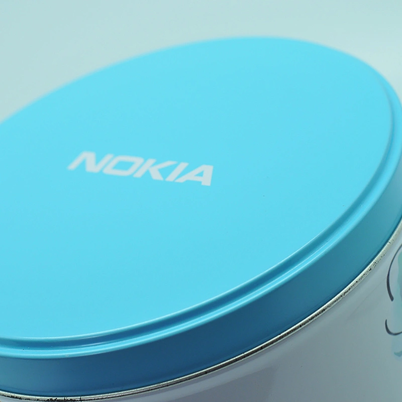 popular round tin box for chocolate