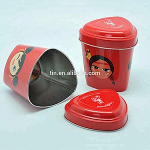 Durable triangle shape metal tin boxes/cans for food package