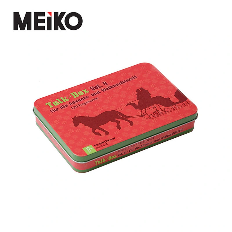Food Grade Package Custom Cookie Chocolate Square Fancy Tin Box