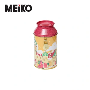 High Quality Carton Design Square Metal Coin Piggy Bank Tin Money Box
