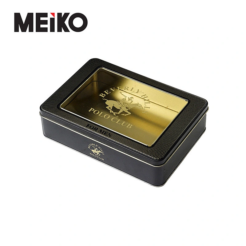 Manufacturer Wholesale Metal Packaging Tin Box Hinged Large Tin Box