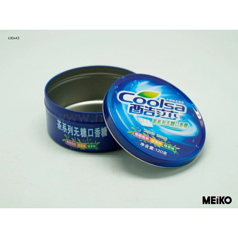 Customized printed chewing gum tin box